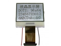 96*64點(diǎn)陣小尺寸COG顯示屏