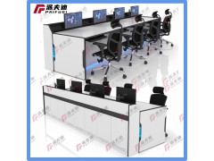 廠家指揮中心科技感燈帶操作臺(tái)監(jiān)控臺(tái)控制臺(tái)調(diào)度臺(tái)新款工作臺(tái)