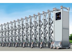 河北不銹鋼電動伸縮門生產定制廠家，伸縮門安裝