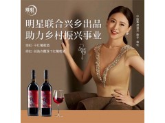 翁虹自創緋虹干紅葡萄酒